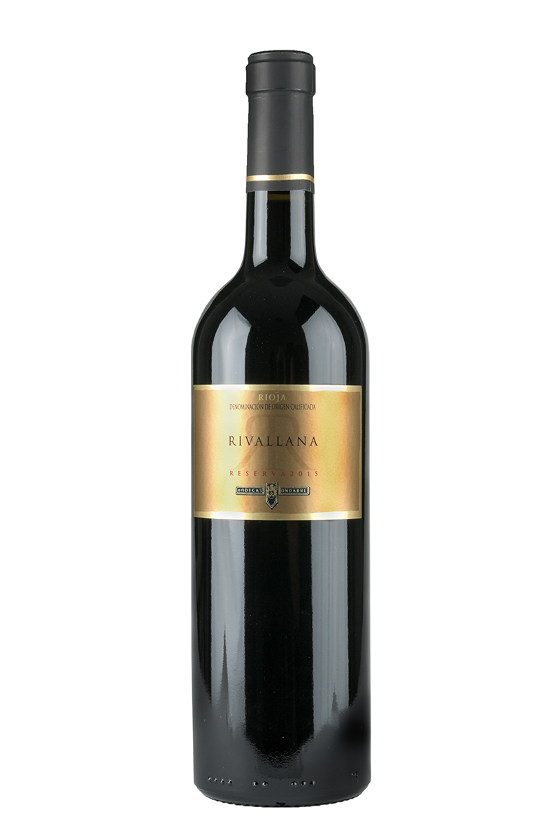2015 Rioja Rivallana Reserva DOC, 14,00% Vol., Bodega Ondarre, Spanien