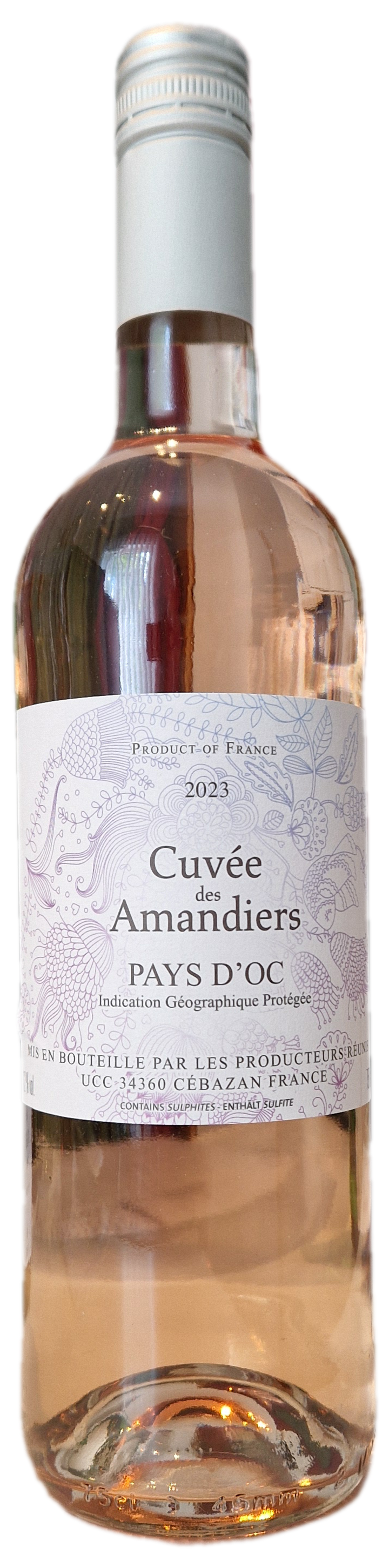 Cinsault Rose IGP - Cuvée des Amandiers IGP, Frankreich
