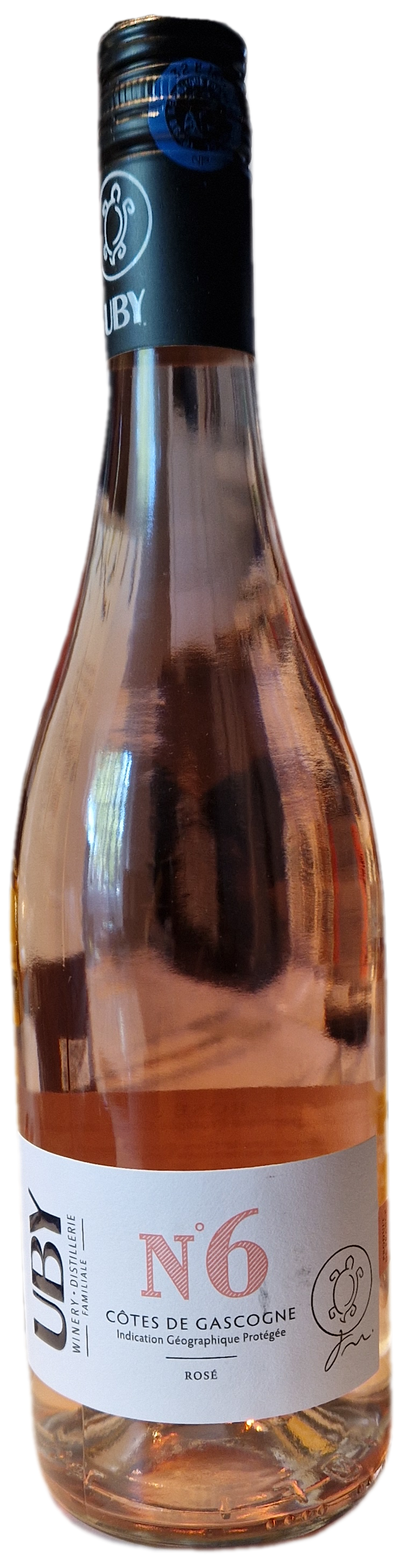 UBY N°6 Rosé IGP., Winery UBY, Cotes des Gascogne, Frankreich