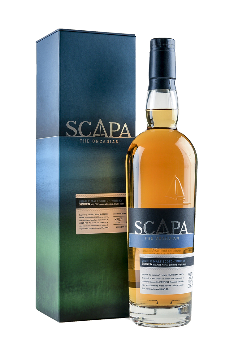 Scapa Skiren, Single-Malt-Whisky 40% Vol. mit Geschenkverpackung