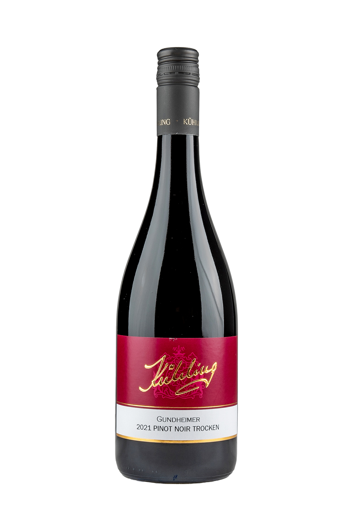 Gundheimer Pinot Noir DQ trocken, Weingut Kühling, Rheinhessen