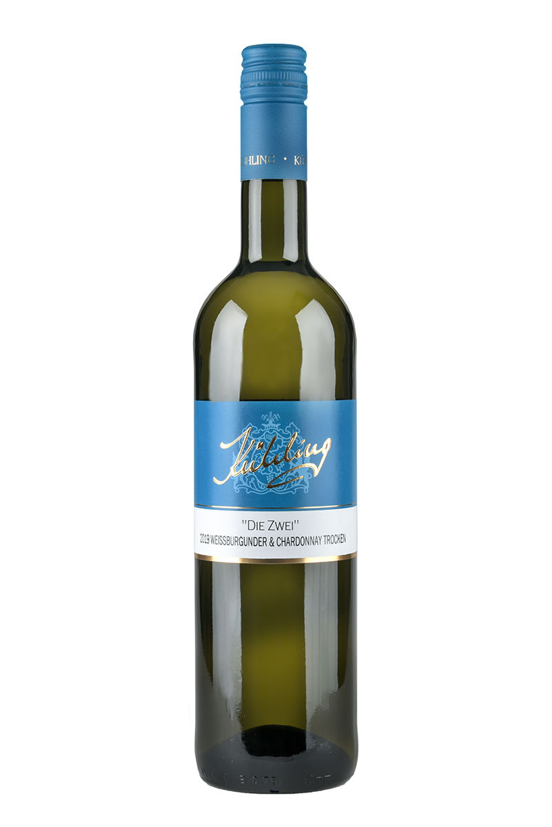 "Die Zwei" Weißburgunder & Chardonnay DQ trocken, Weingut Kühling, Rheinhessen