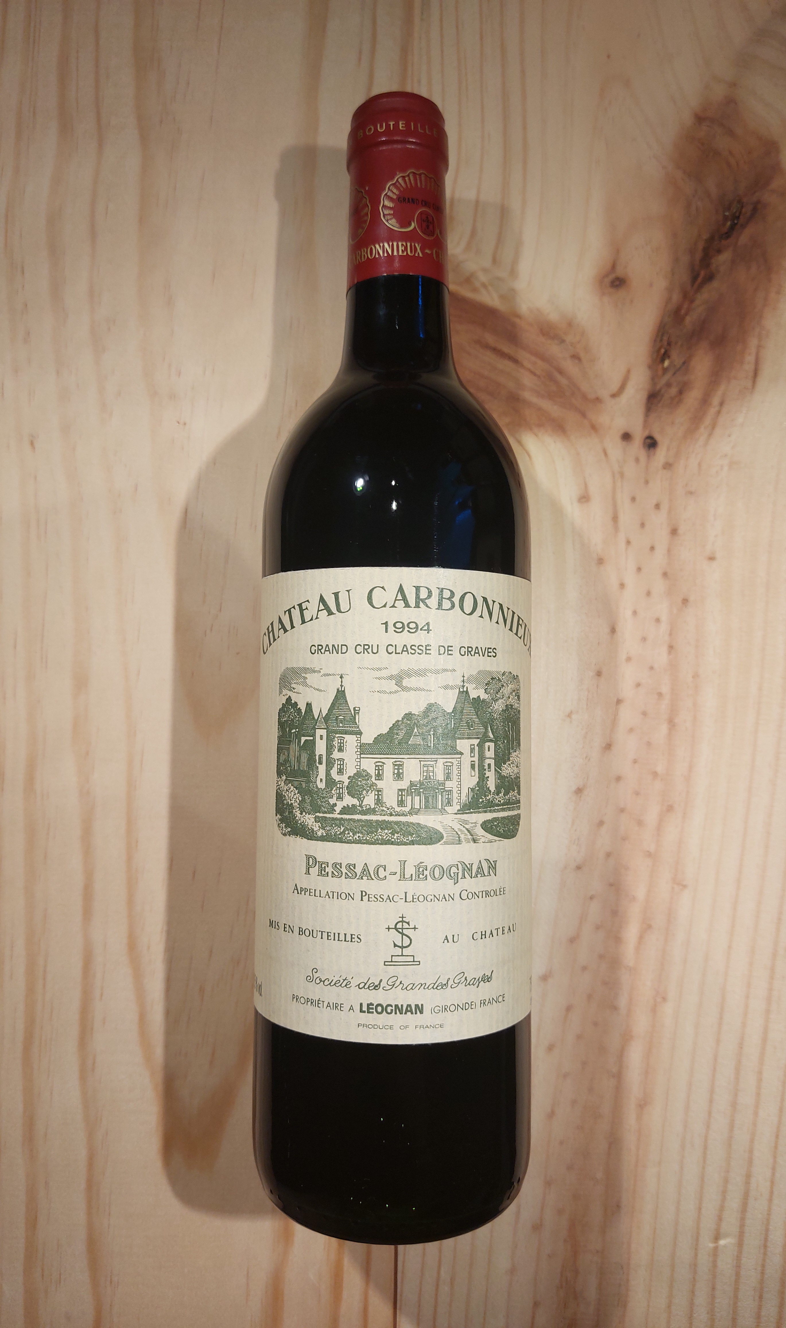 Chateau Carbonnieux 1994 Pessac-Leognan AC, Grand Vin de Graves, Frankreich