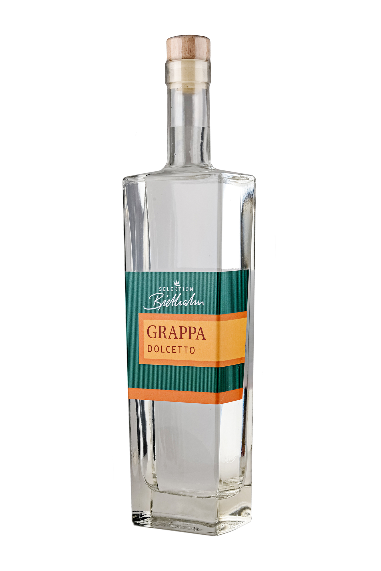 Grappa Dolcetto 43% Vol., "Selektion Biethahn"