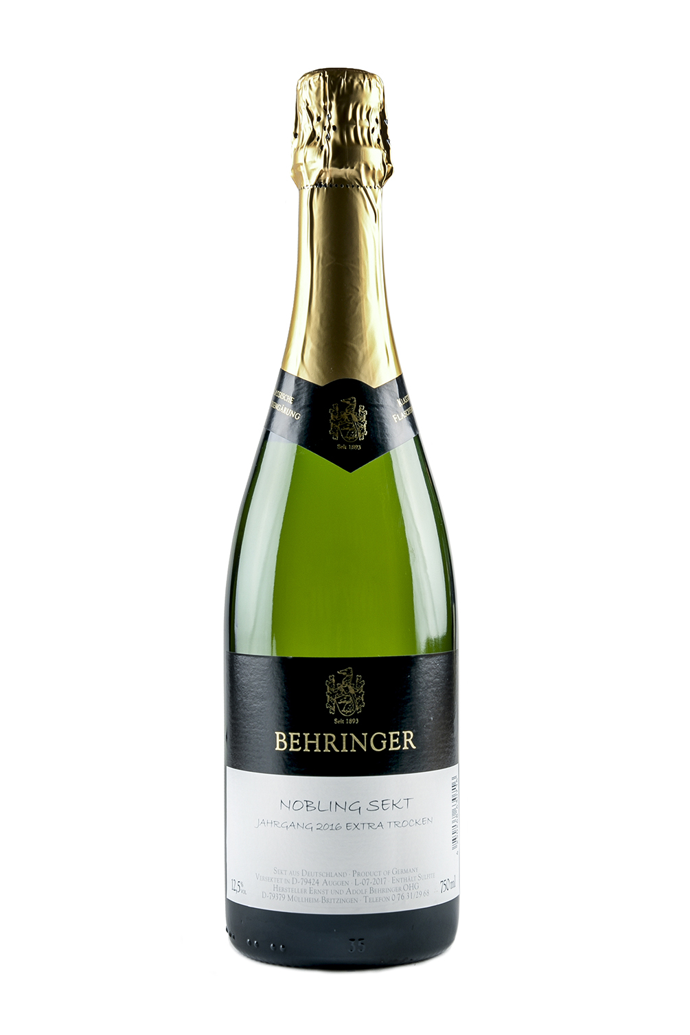 Nobling Sekt extra trocken, Weingut Behringer
