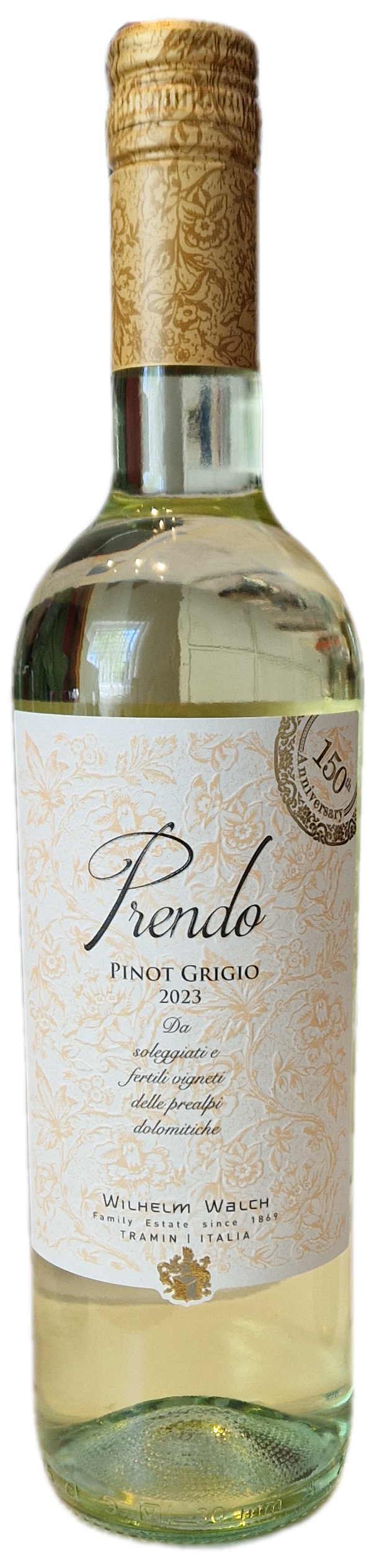 Prendo - Pinot Grigio IGT, Vigneti delle Dolomiti, Weingut Wilhelm Walch, Tramin, Südtir