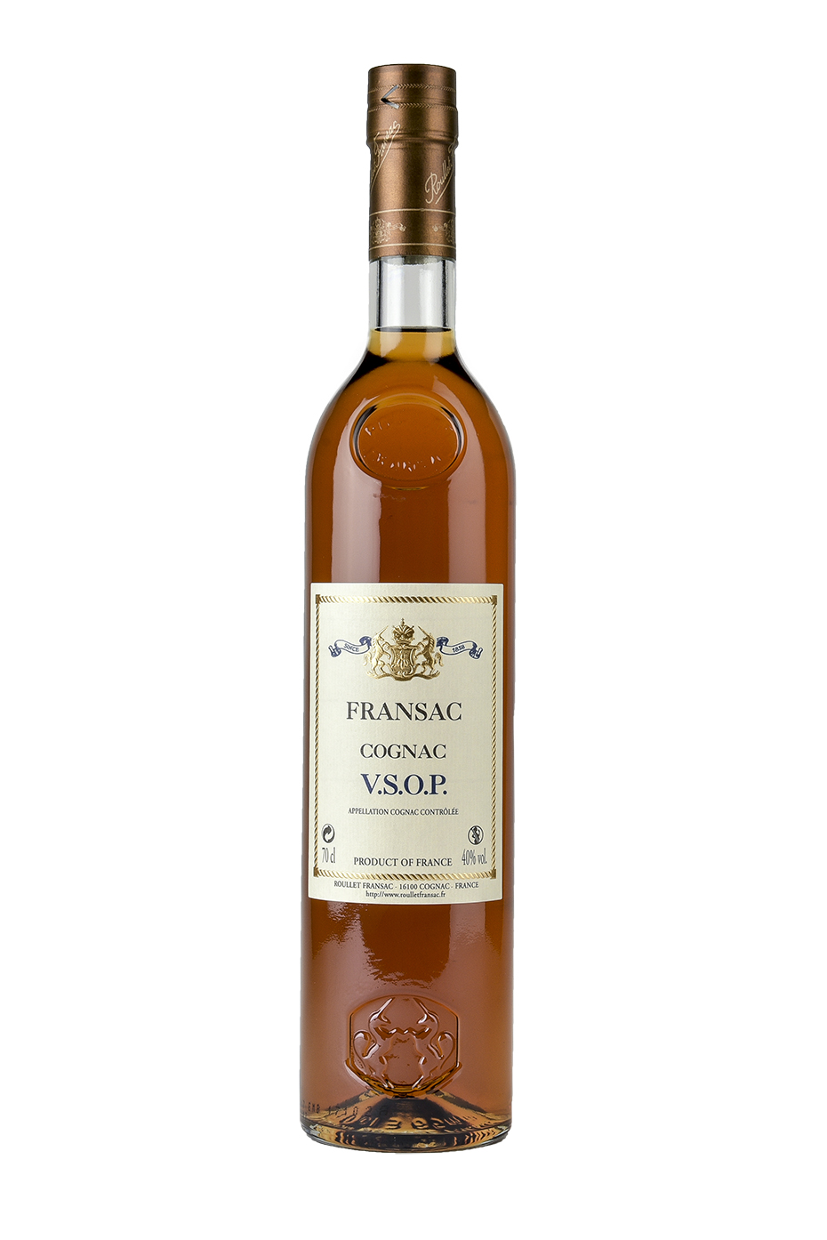 Cognac Fransac VSOP Rare Fine 12YO, Baron de St. Feux