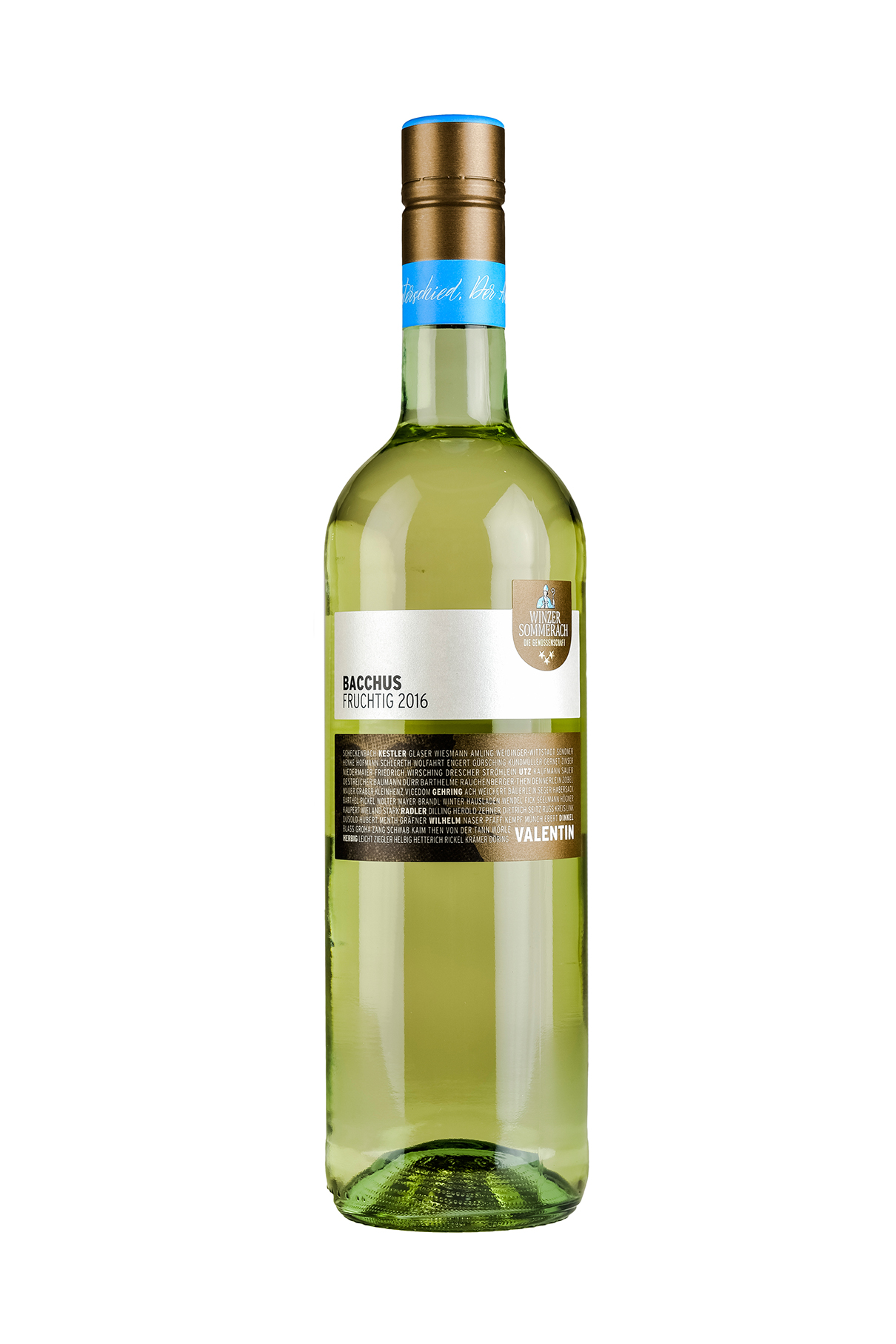 Bacchus DQ fruchtig, Winzer Sommerach, Franken