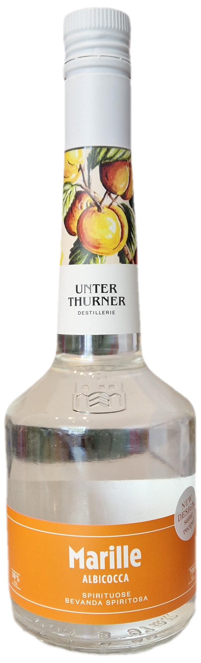 Marillenbrand 39%Vol., Brennerei Alois Unterthurner, Südtirol