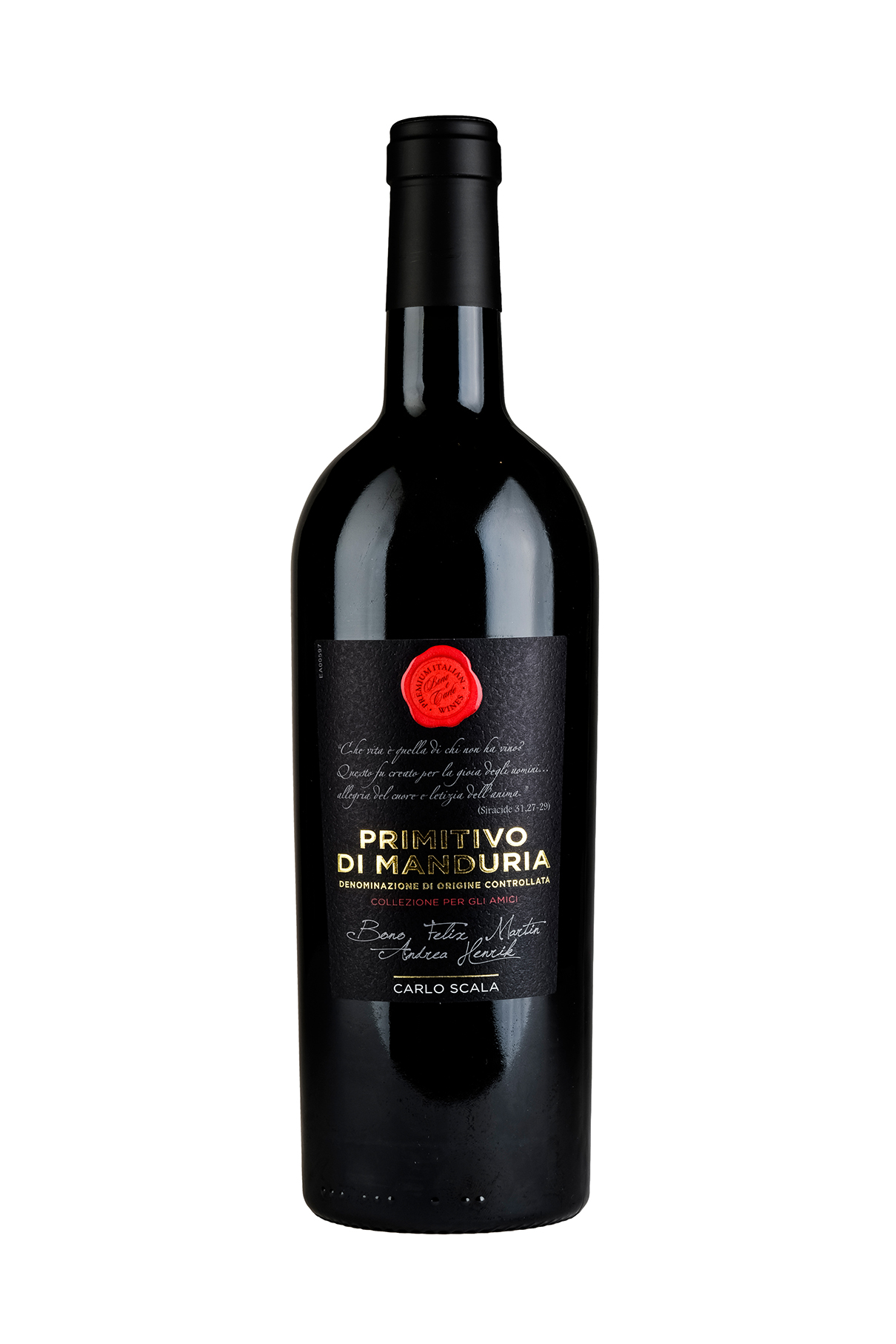 2016 Primitivo de Manduria DOC Carlo Scala Vol.