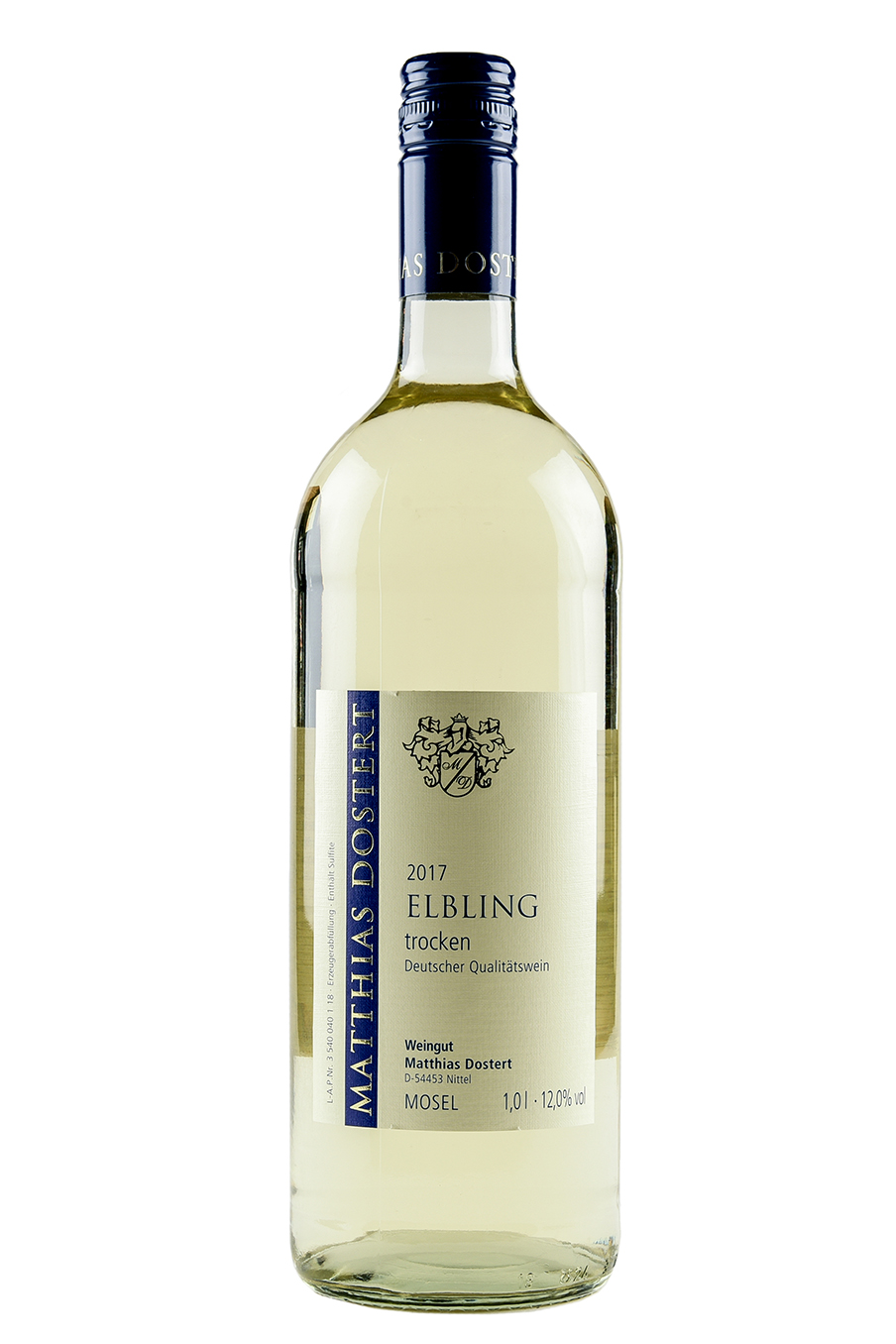 Elbling DQ trocken, Weingut Dostert, Mosel