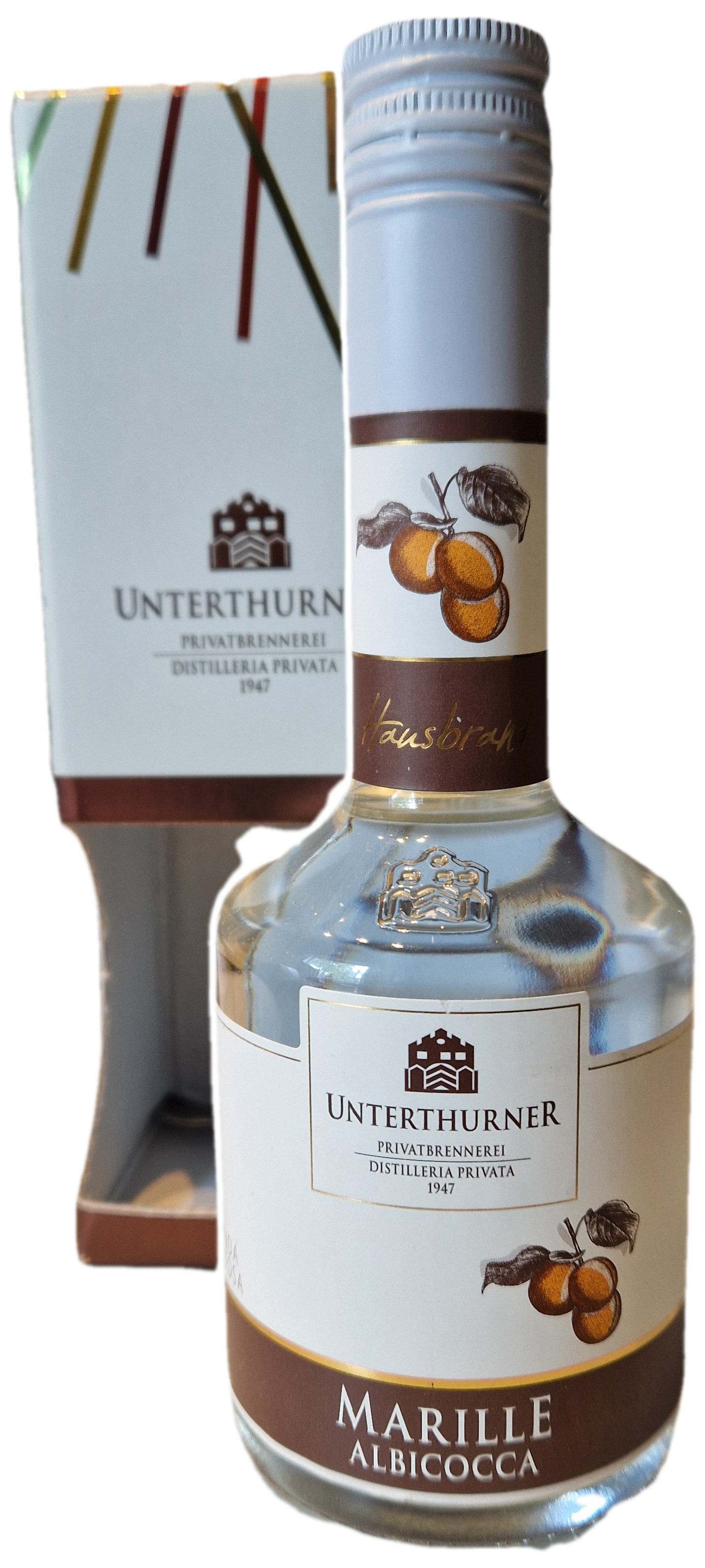Marillenbrand 39%Vol., Brennerei Alois Unterthurner, Südtirol