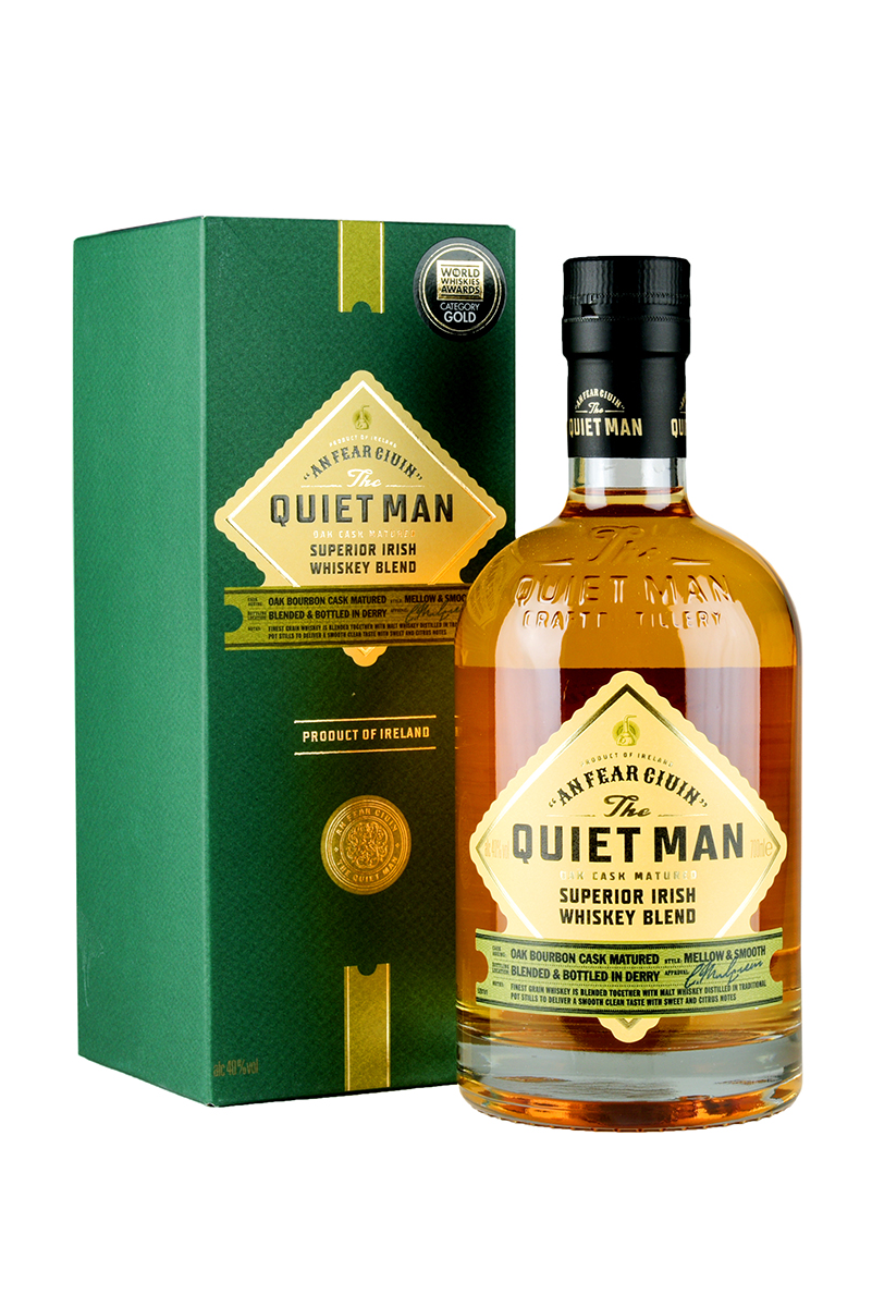 The Quiet Man Superior Whiskey Blend, 40% Vol., Irland